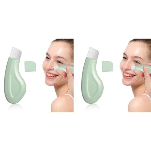 MAYCREATE® Blackhead Removal Tool, Silicone Face Scrubber Black Head Remover for Deep Cleansing, Face Scraper Nose Blackheads Skin Care Tool for Men Women Pore Cleaning, Acne, Whitehead, Comedones 2 PCS MAYCREATE® Blackhead Removal Tool, Silicone Face Scrubber Black Head Remover for Deep Cleansing, Face Scraper Nose Blackheads Skin Care Tool for Men Women Pore Cleaning, Acne, Whitehead, Comedones 2 PCS